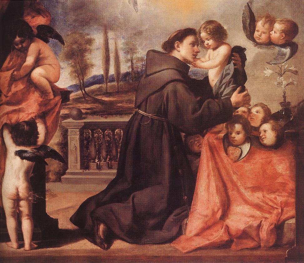 St Anthony of Padua with Christ Child af